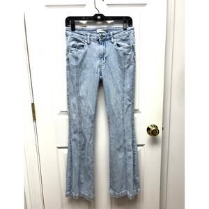 Austin Landing Jeans, Star Butt, Flared, Light Wash, Women's Size Junior 7